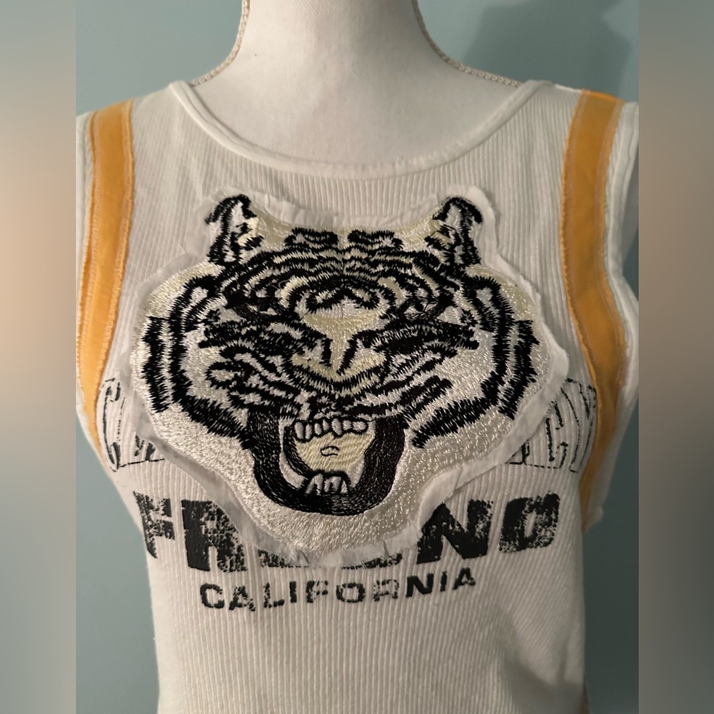Free People Mini Moto Tank L NWT white - Picture 6 of 11